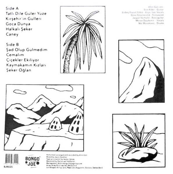 On- Altın Gün Turquoise & White Swirled Vinyl Edition