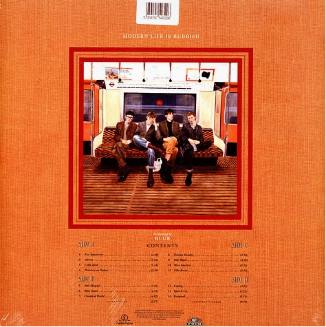Modern Life Is Rubbish Transparent Orange Vinyl Edition - Blur (30. Yıl Özel Edisyon)