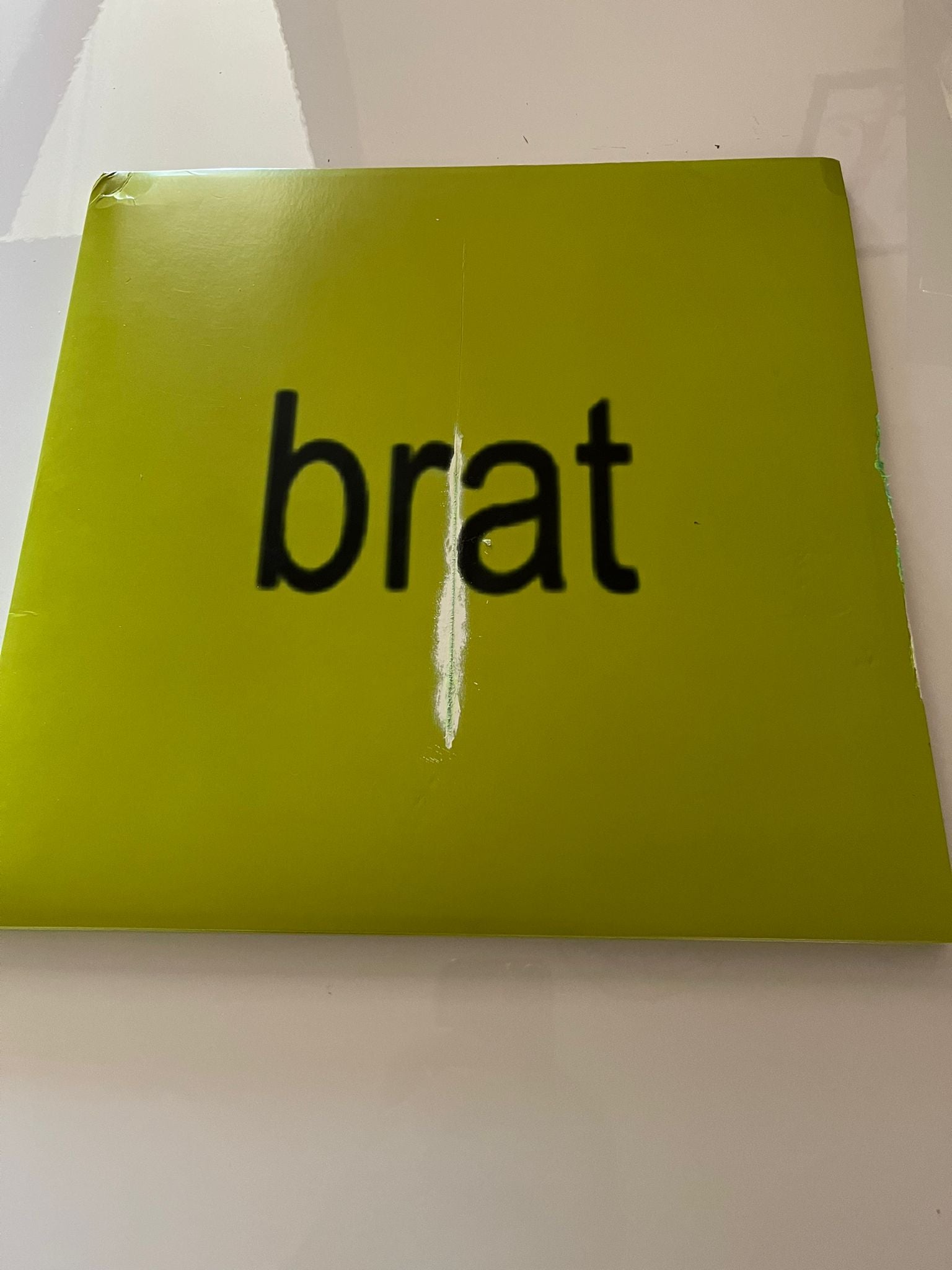 Brat Clear Transparent Black Vinyl Edition - Charli XCX (Kapakta Çizik Vardır)