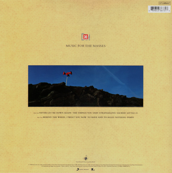 Music For The Masses- Depeche Mode