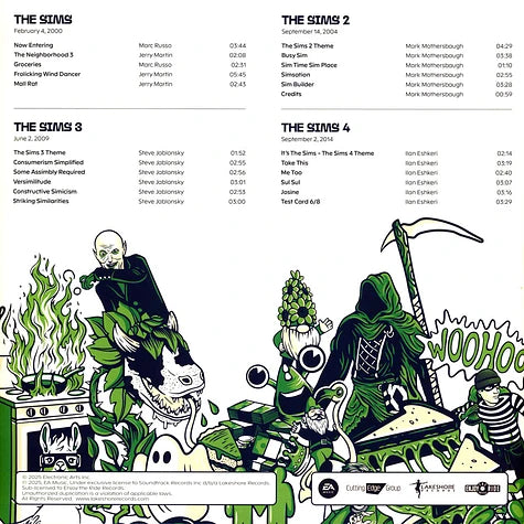 OST The Sims 25th Anniversary Green Vinyl Edition - Various Artists