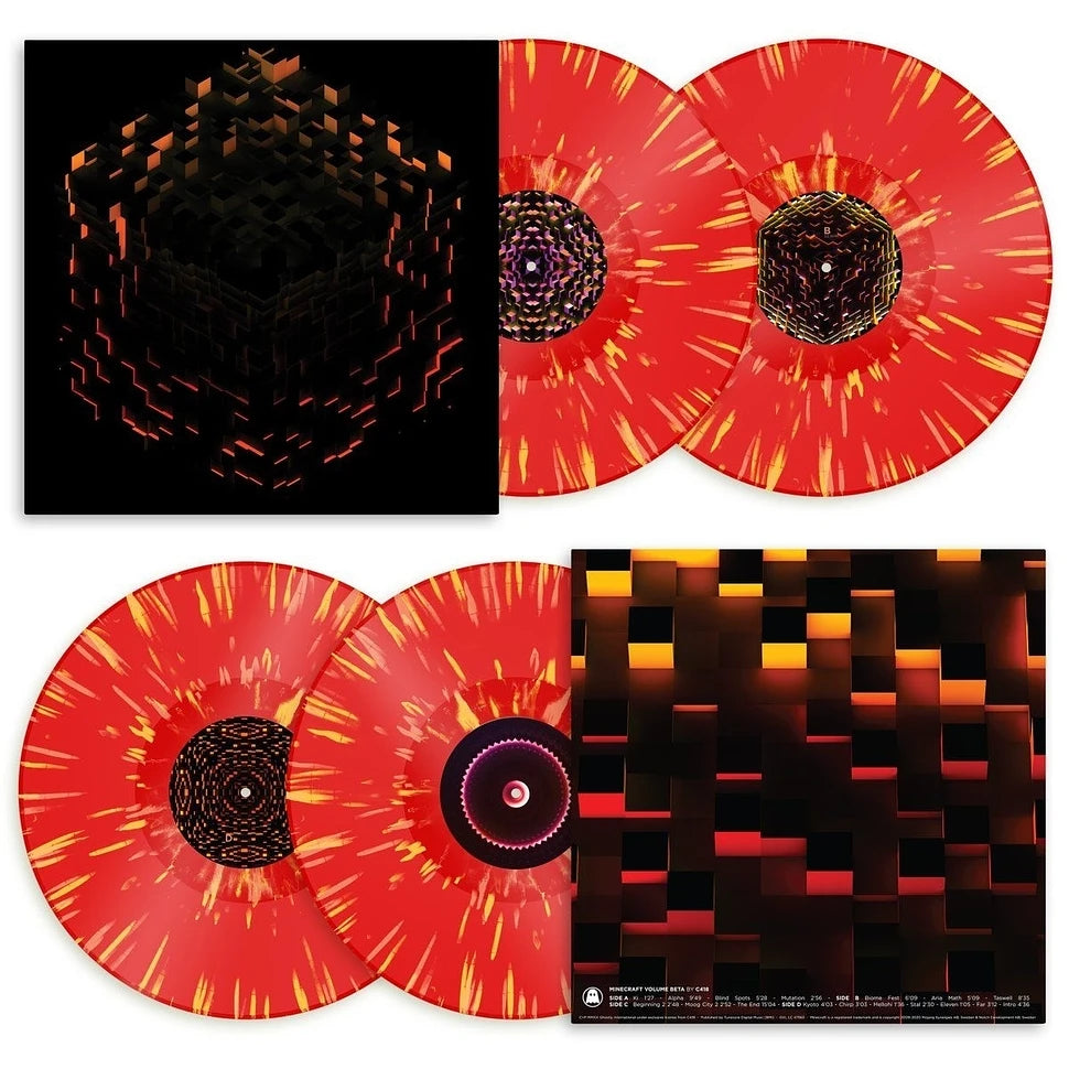 Minecraft Volume Beta Fire-Splatter Vinyl Edition- C418