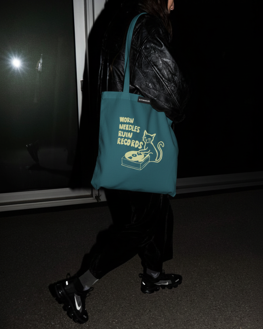 Worn Needles Tote Bag