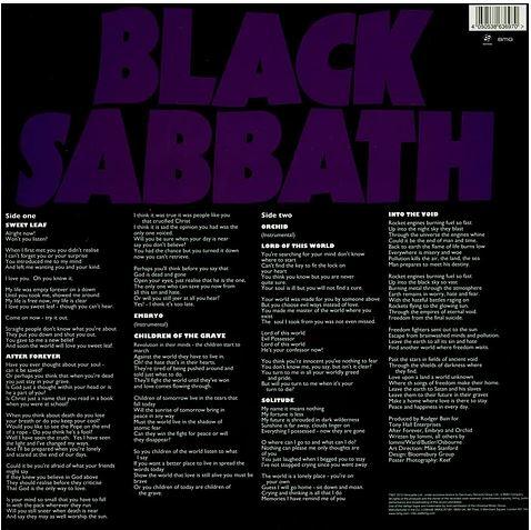 Master of Reality - Black Sabbath - Beatsommelier
