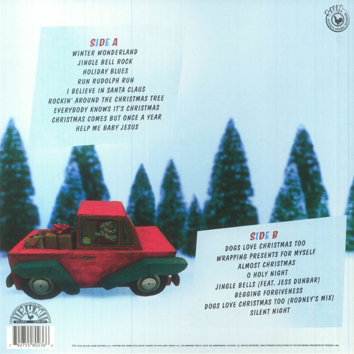 Everybody Knows It's Christmas( green & white swirl vinyl ) - Chris Isaak