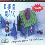 Everybody Knows It's Christmas( green & white swirl vinyl ) - Chris Isaak