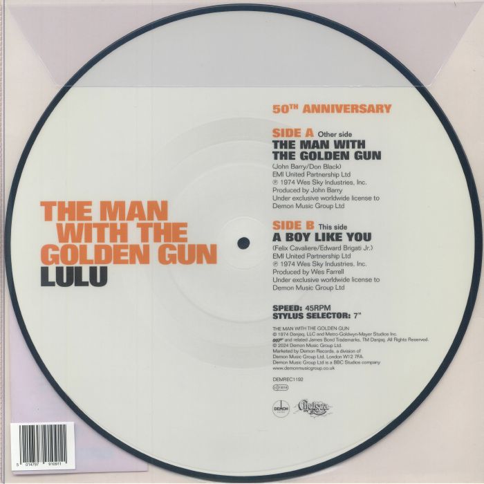 James Bond: the Man with the Golden Gun (Record Store Day Rsd 2024) - Lulu