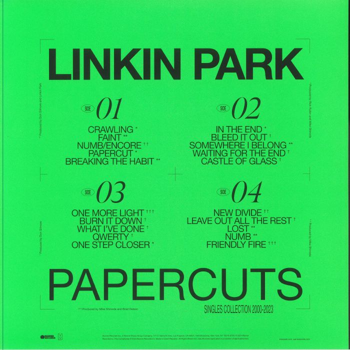 Papercuts: Singles Collection 2000-2023 - Linkin Park