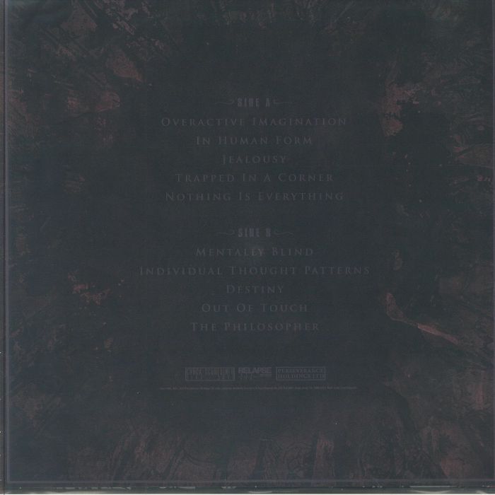 Individual Thought Patterns (Reissue) (Renkli Plak) (Booklet Hediyeli) - Death