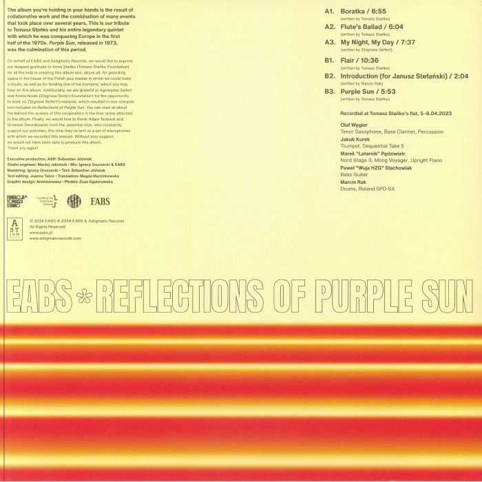 Reflections of Purple Sun - Eabs
