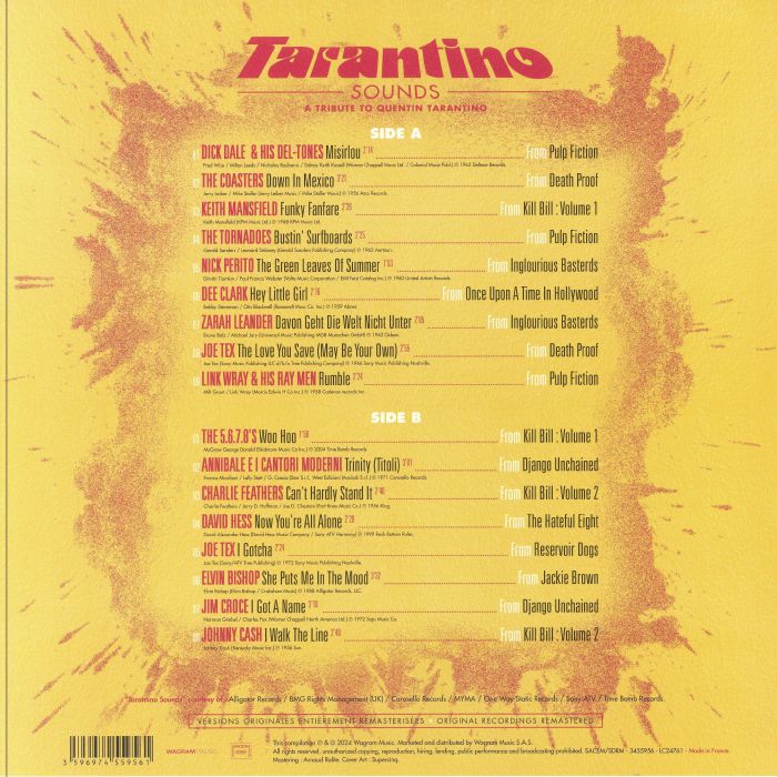 Tarantino Sounds (Soundtrack) - Various