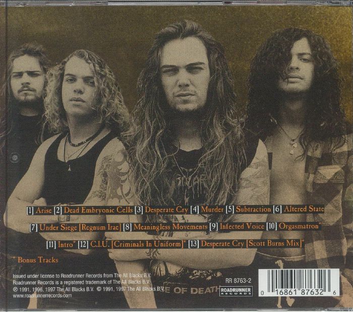 Arise (Remastered) - Sepultura (CD)