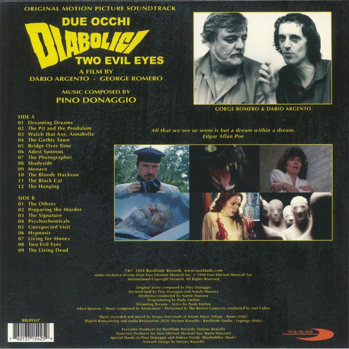 Due Occhi Diabolici: Two Evil Eyes (Soundtrack) (Deluxe Edition) - Pino Donaggio