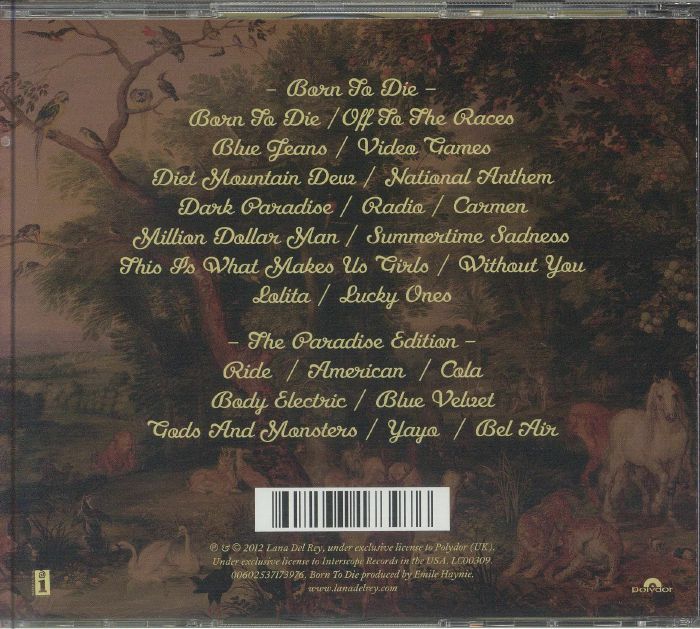 Born to Die (the Paradise Edition) - Lana Del Rey (CD)