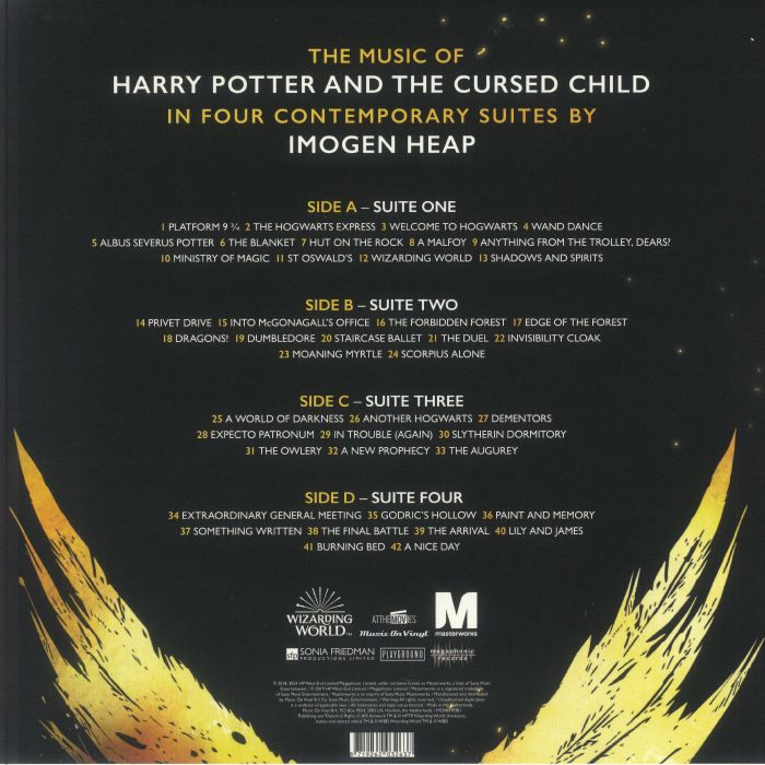 Music of Harry Potter & the Cursed Child Pt 1 & 2 (Soundtrack) (Renkli Plak) (Booklet Hediyeli) - Imogen Heap
