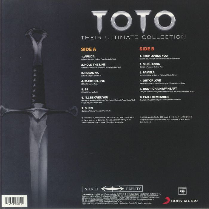Their Ultimate Collection (Renkli Plak) - TOTO