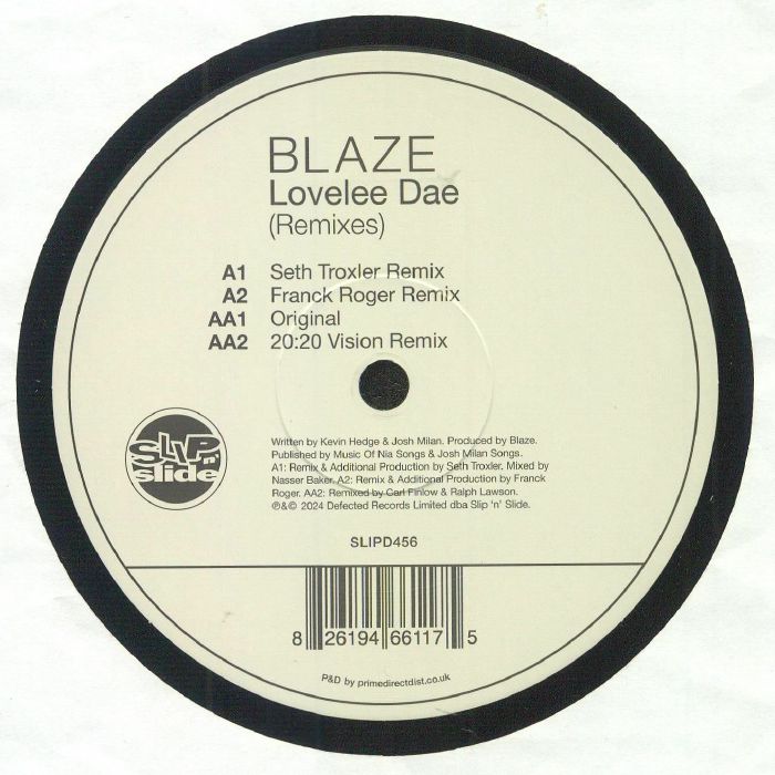 Lovelee Dae (Remixes & Original) - Blaze