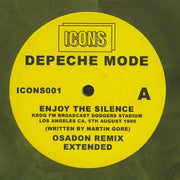 Enjoy the Silence: Kroq Fm Broadcast Dodgers Stadium La 05 / 08 / 1990 (Renkli Plak) - Depeche Mode