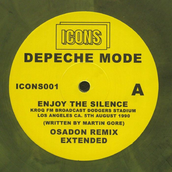Enjoy the Silence: Kroq Fm Broadcast Dodgers Stadium La 05 / 08 / 1990 (Renkli Plak) - Depeche Mode