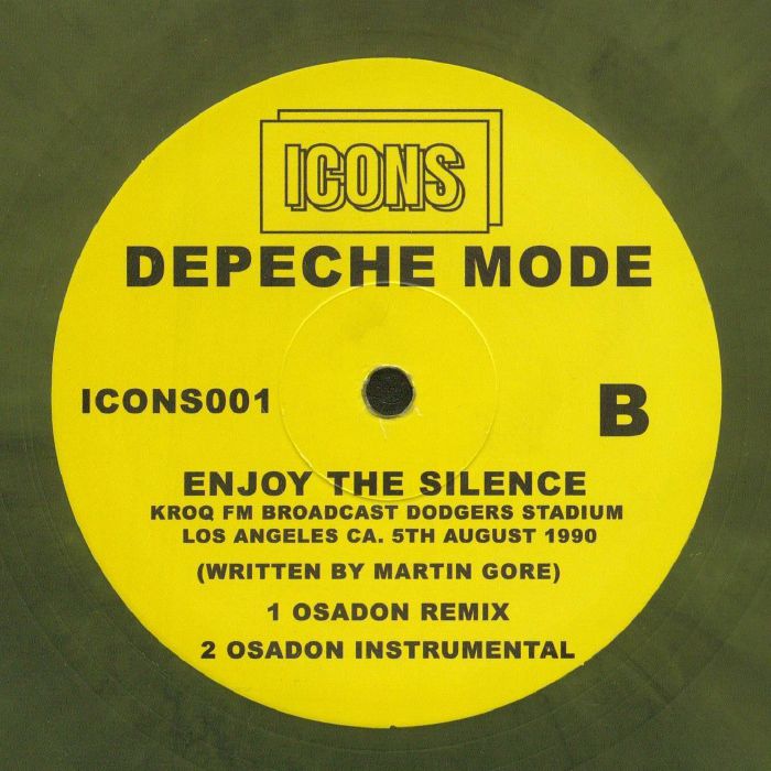 Enjoy the Silence: Kroq Fm Broadcast Dodgers Stadium La 05 / 08 / 1990 (Renkli Plak) - Depeche Mode