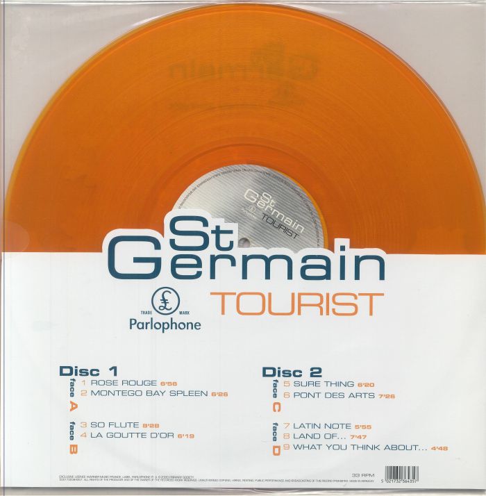 Tourist (Remastered) (Renkli Plak) - St Germain