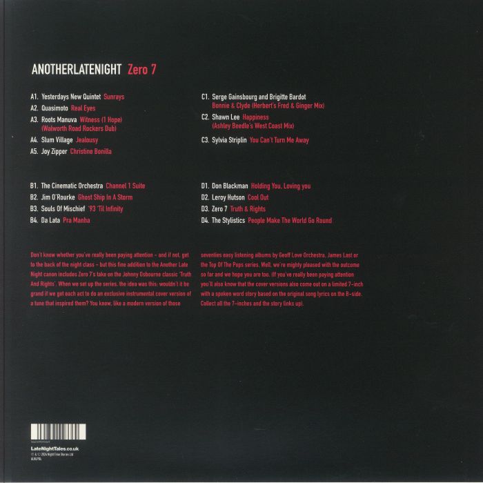 Another Late Night (Reissue) - Zero 7 / Various