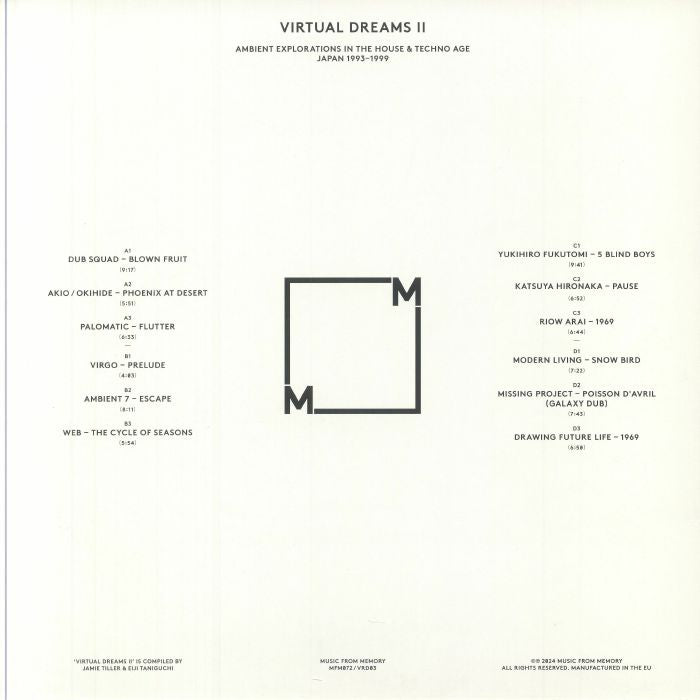 Virtual Dreams II: Ambient Explorations in the House & Techno Age Japan 1993-1999 (Booklet Hediyeli) - Various