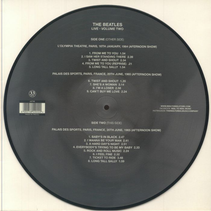 Live: Volume Two (Picture Disc) - The Beatles