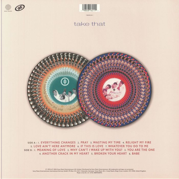 Everything Changes (30th Anniversary Edition) (National Album Day 2024) (Picture Disc) - Take That