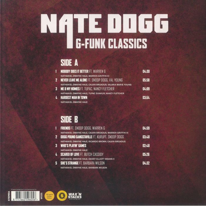 G Funk Classics (Gold Vinyl) - Nate Dogg
