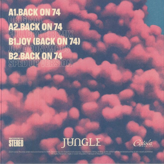 Back on 74 (Record Store Day Black Friday Rsd 2024) - Jungle