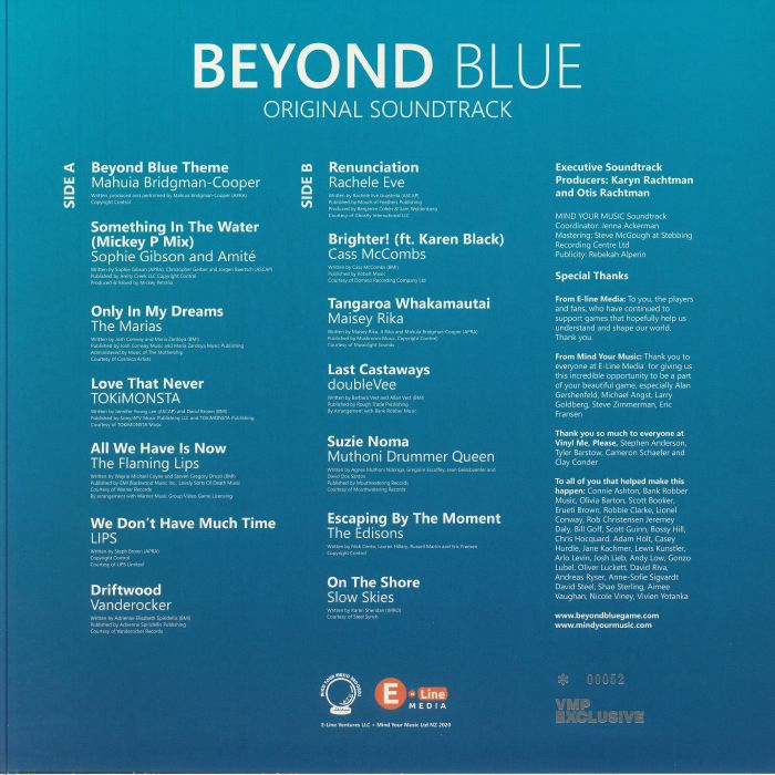 Beyond Blue (Soundtrack) (Blue & Silver Galaxy Vinyl) - Various