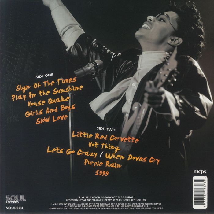 Hot Thing: Live Television Broadcast Recording (Purple Vinyl) - Prince