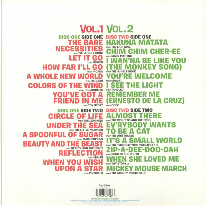 Disney Ultimate Hits Vol 1 & 2 - Various