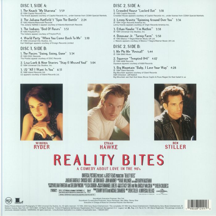 Reality Bites (Soundtrack) (30th Anniversary Edition) - Various