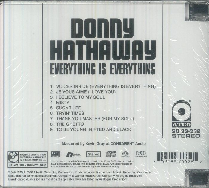 Everything Is Everything (Remastered) - Donny Hathaway (CD)