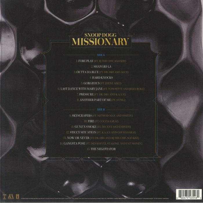 Missionary (Alternate Cover) (Indie Exclusive) - Snoop Dogg