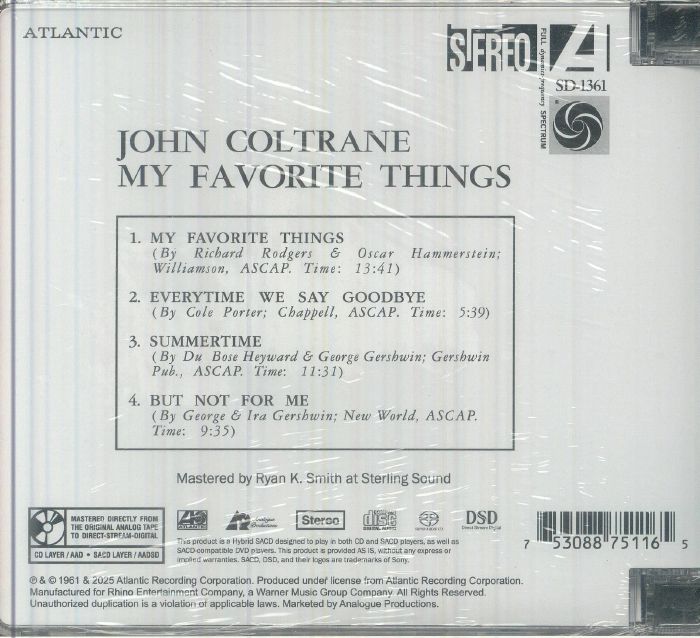 My Favourite Things - John Coltrane (CD)