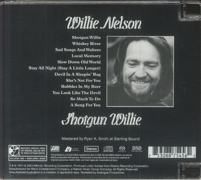 Shotgun Willie - Willie Nelson (CD)