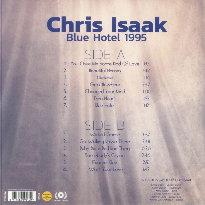 Blue Hotel 1995 - Chris Isaak