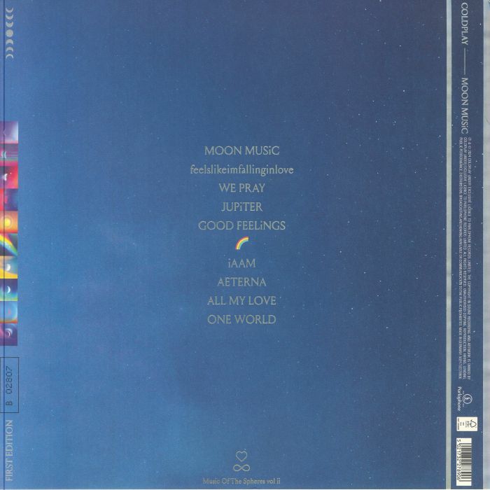 Moon Music (Translucent Blue Vinyl) (Booklet Hediyeli) - Coldplay