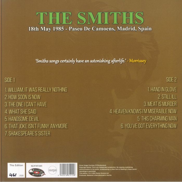Still Charming (Renkli Plak) - The Smiths
