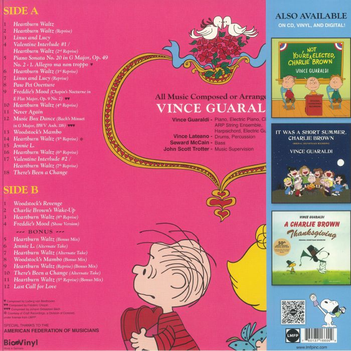 Be My Valentine Charlie Brown (Soundtrack) (50th Anniversary Extended Edition) - Vince Guaraldi