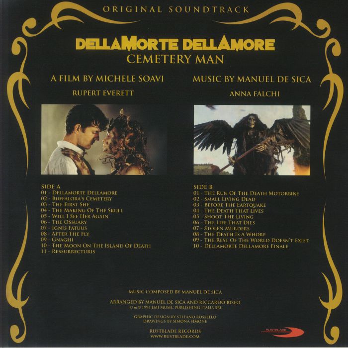 Dellamorte Dellamore (Soundtrack) (30th Anniversary Edition) - Manuel de Sica