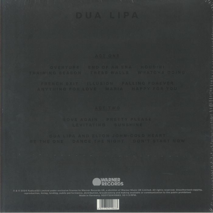 Live from the Royal Albert Hall - Dua Lipa