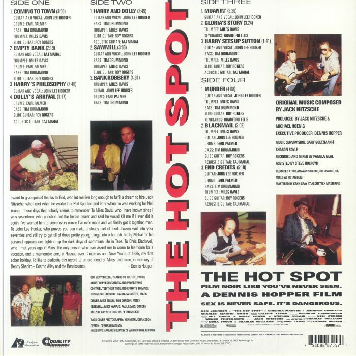 The Hot Spot (Soundtrack) - Various