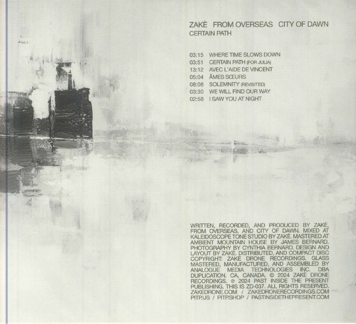 Certain Path - Zake / from Overseas / City of Dawn (CD)