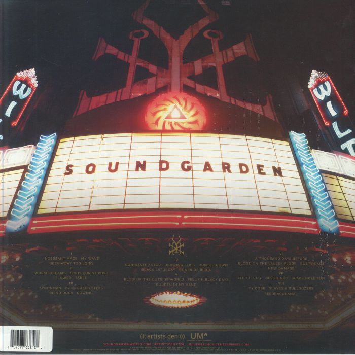 Live from the Artists Den (Box Set) (4xLP) - Soundgarden