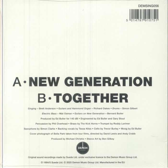 New Generation (30th Anniversary) (Picture Disc) - Suede
