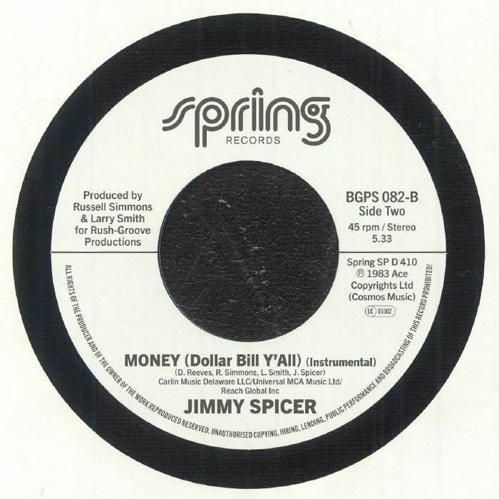 Money (Dollar Bill Y'All) - Jimmy Spicer